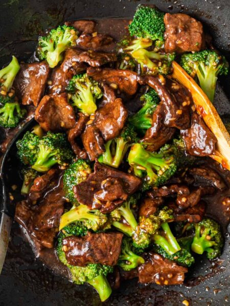 beef stir fry with broccoli