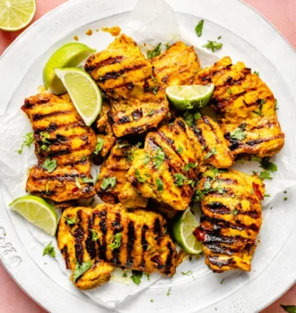 chicken turmeric garlic bowls