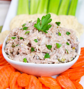 high protein tuna salad with greek yogurt