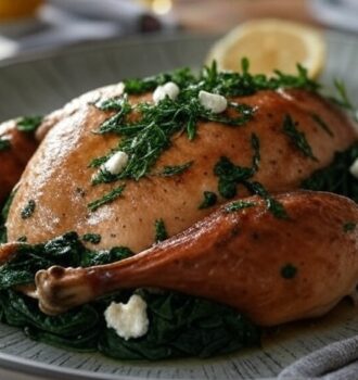 turkey breast with spinach and feta healthy turkey recipe