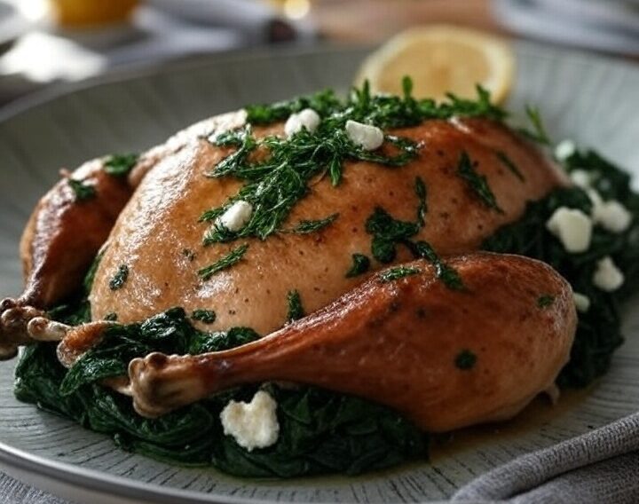 turkey breast with spinach and feta healthy turkey recipe