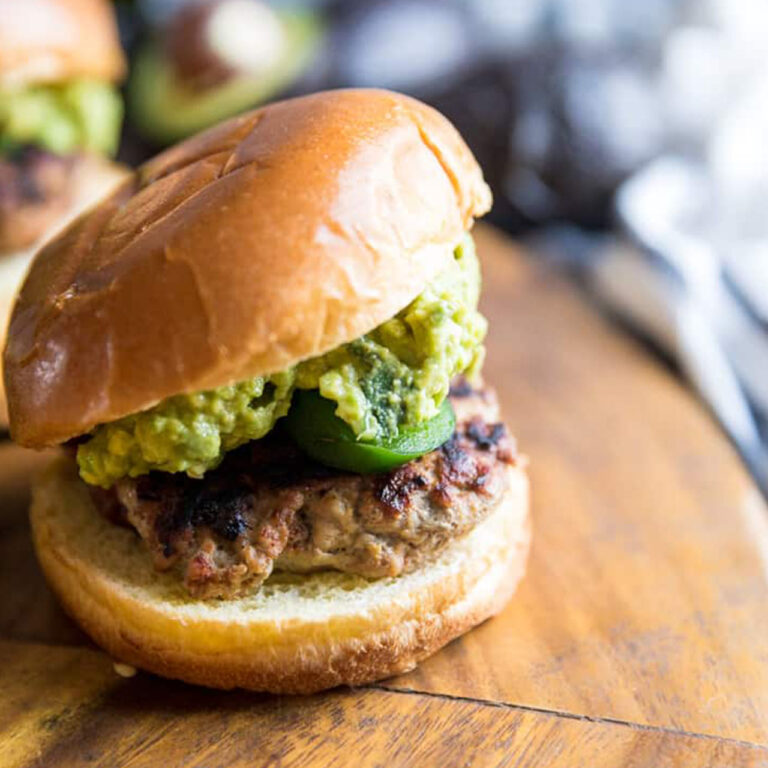 guacamole turkey burger
