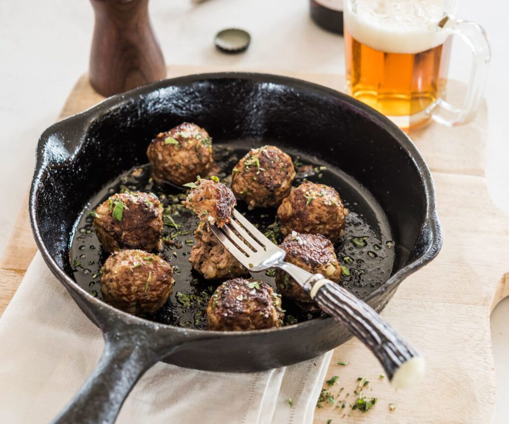 high protein meatballs