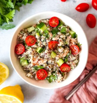 salmon bowl